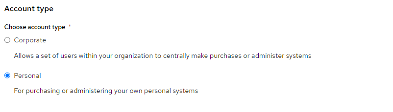 account type